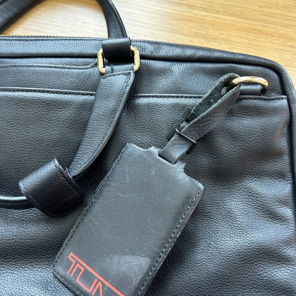 Tumi Leather Computer Bag - image 6